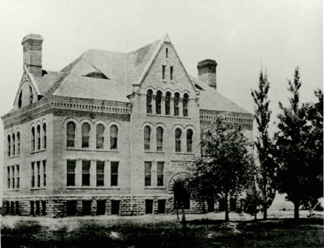 Hodgin Hall previously known as the University Building was built in 1892 and is the oldest building on the UNM campus.